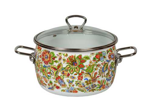 Кастрюля сф. 3л "Imperio" бел. глуб