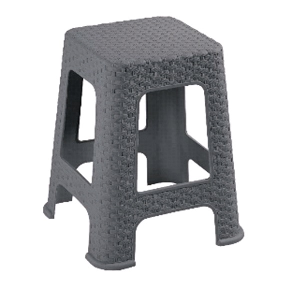 Табурет h45см "Ротанг" (серый)