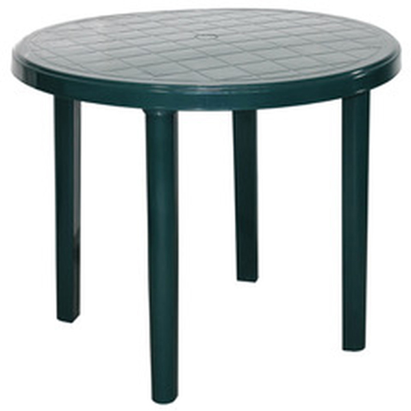 Стол круглый d 900 мм зелёный (то)