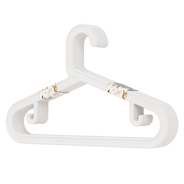 Набор вешалок-плечиков детских (8шт)(белый) (то)