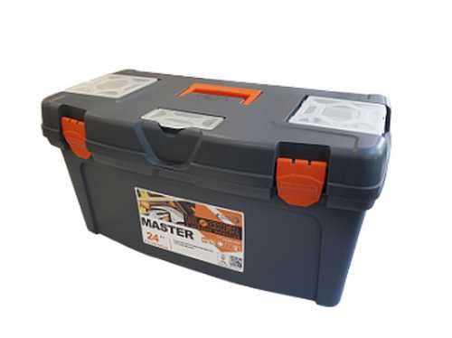 Ящик для инструментов "Master" 24" черно-оранжевый (то)