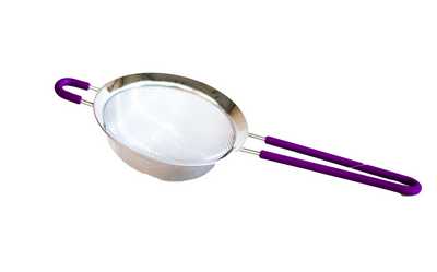 Сито 12см с силиконовой ручкой, нержавеющая сталь