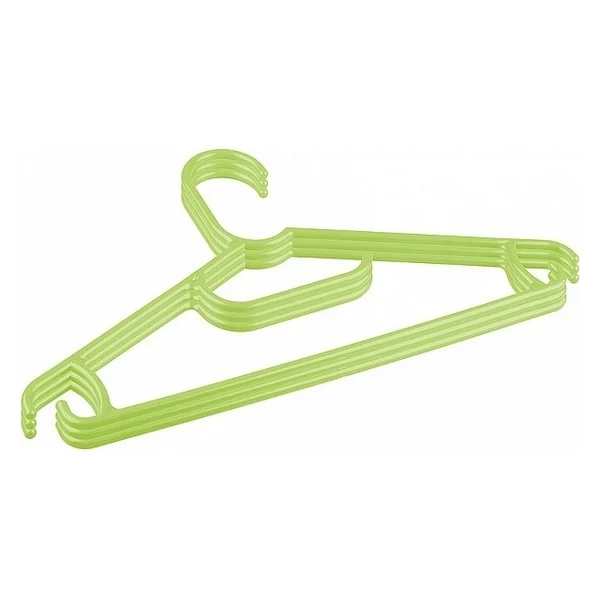 Комплект вешалок для детской одежды 3шт 31,5см салатовый (то)