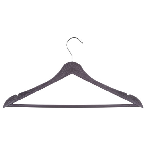 Вешалка д/одежды"WOOD"с металлическим поворот.крючком р.48-50 (Коричневый) (то)