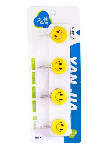 Планочка с 4 крючками СМАЙЛИК 