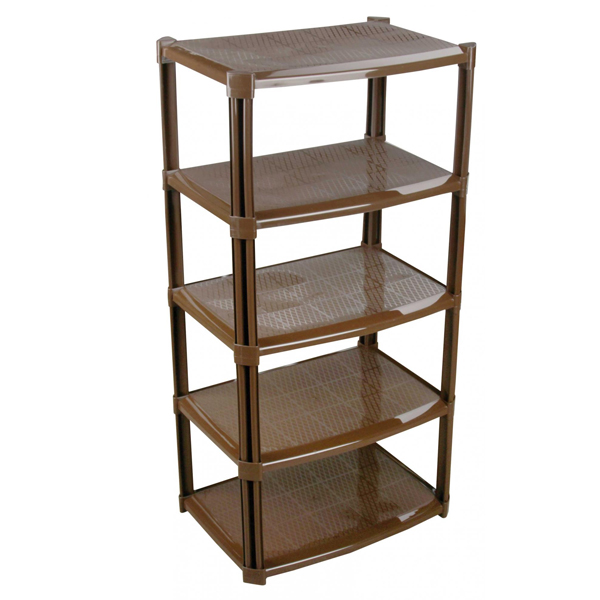 Этажерка для обуви "Эконом" (1008х510х350мм) 5-ти секцион.(микс)(то)