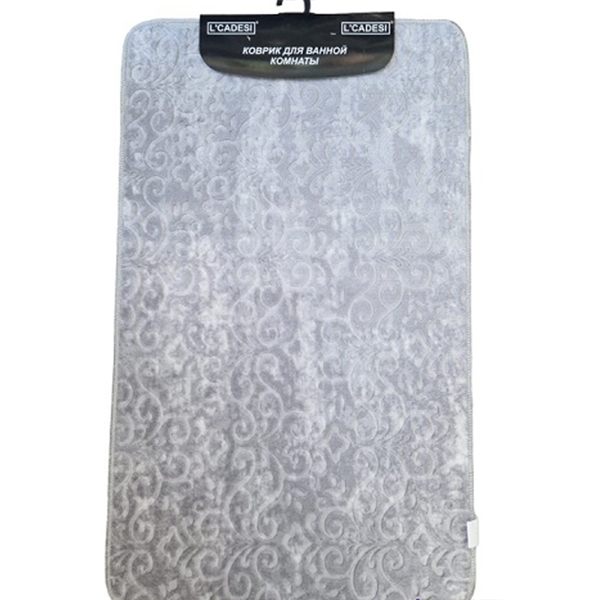 Коврик из п/э на основе  ПВХ  ENTEGRE 60х100 арт 652 светло-серый