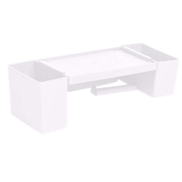 Держатель для туалетной  бумаги 3 в 1 (белый) (то)