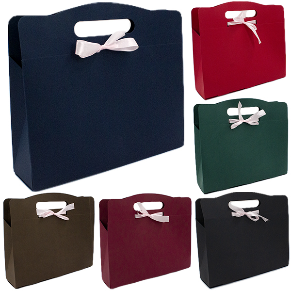 Пакет подарочный бумажный LADY С БАНТОМ 32*9*28см