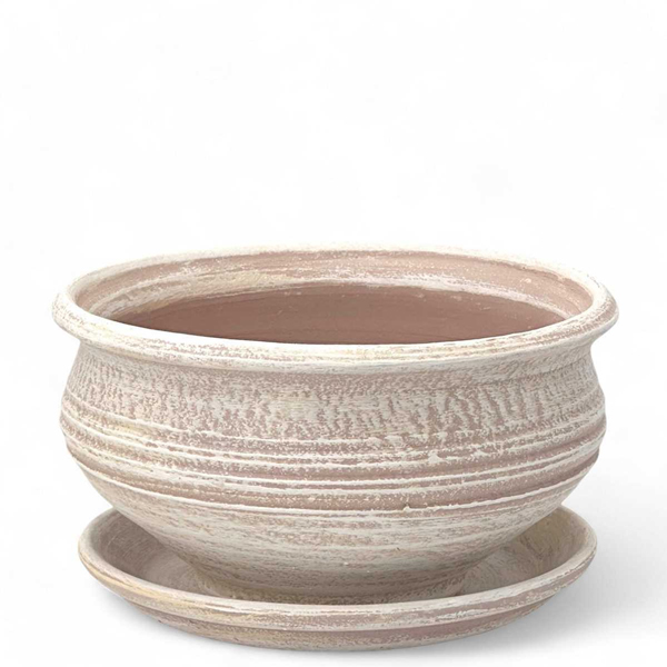 Горшок Кантри фиалочница капучино 16см 32-012