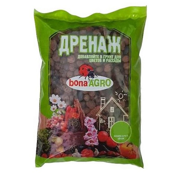 Дренаж керамзитовый фракции 10-20 мм 1 л