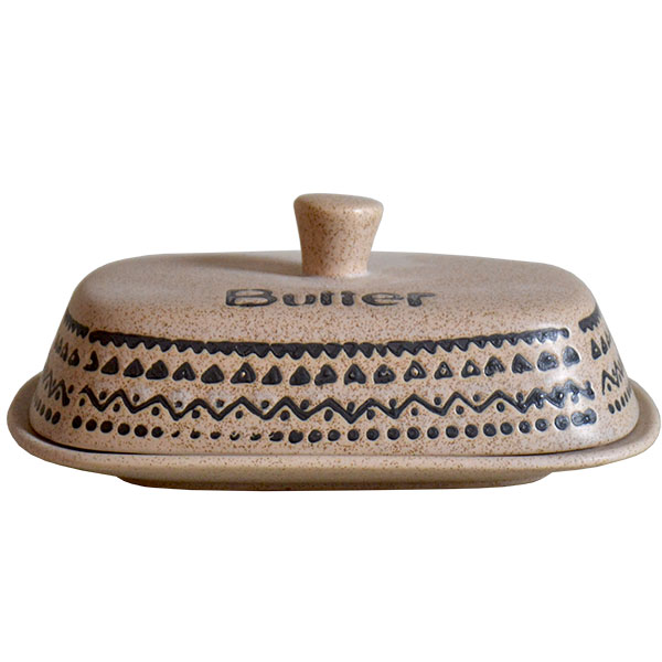 Масленка керамическая 17*12*7см