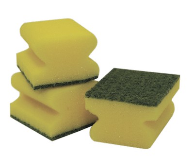 FLATEL Губка бытовая 3шт. ПРОФИЛЬ 75/60/45