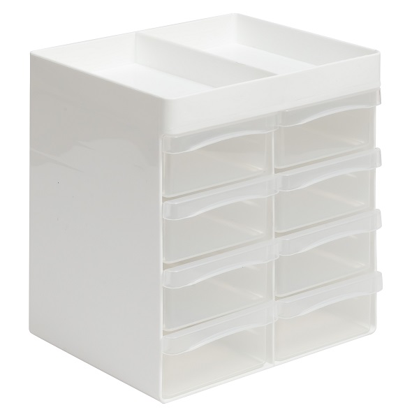 Органайзер для мелочей (белый/прозрачный)