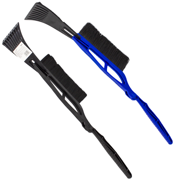 Щетка автомобильная СКЛАДНАЯ, со скребком 