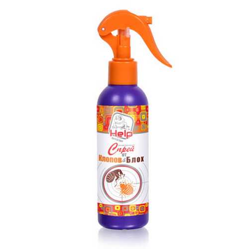 HELP Спрей от КЛОПОВ и БЛОХ  инсектицидный, 200 мл /12