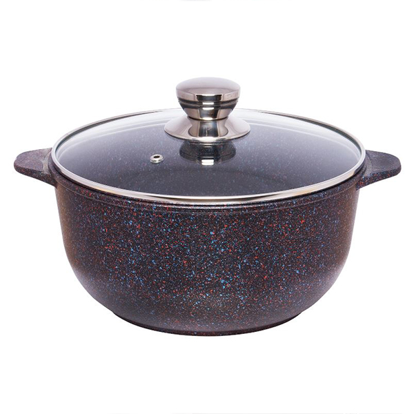 Кастрюля а/пр литая 4,0л стекл/кр САРФИР ТМ Традиция ТС5243