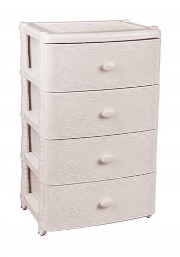 Комод 4-х секционный широкий "Флоран"  (сл.кость) (то)