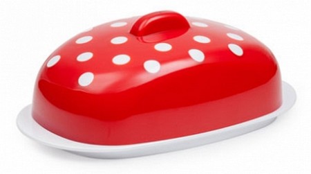 Масленка  "Marusya" (красный полупрозрачный) 