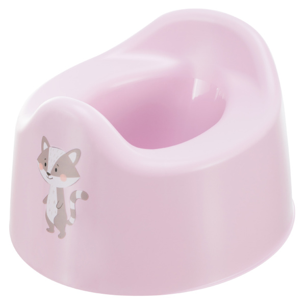 Горшок детский с декором 275х254х170мм (Розовый)(то)