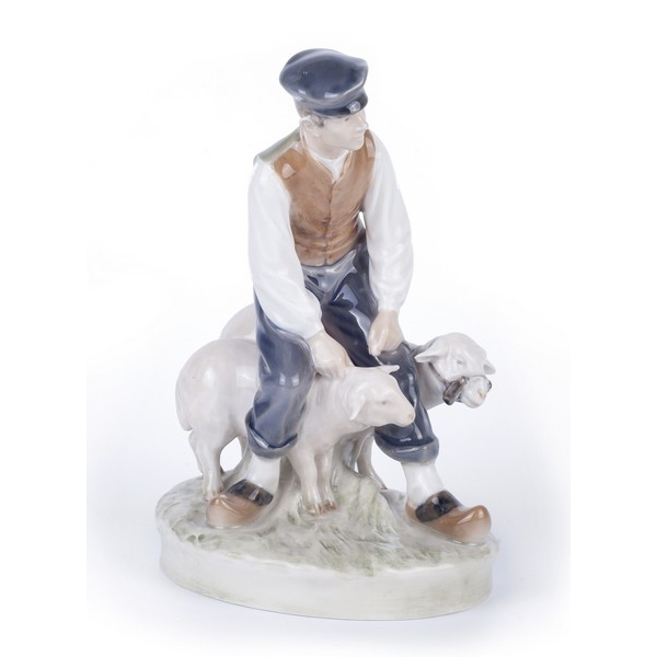 Пастух с овечками