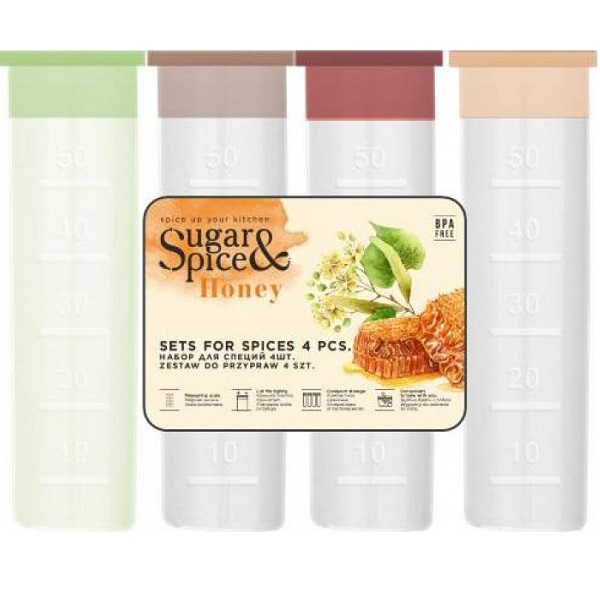 Набор для специй Honey 4 шт. микс (то)