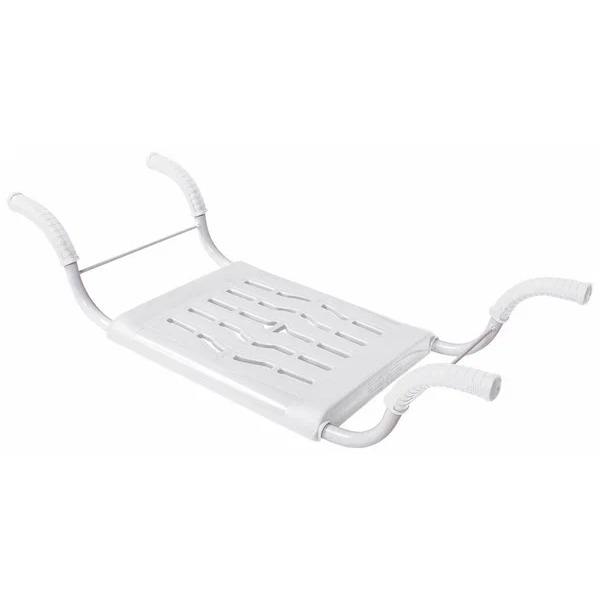 Сиденье на ванну раздвижное пластмассовое 690х290х160мм белый