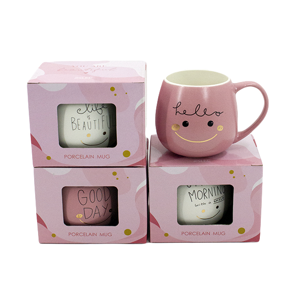 Кружка 400мл в подарочной упаковке мятые коробки