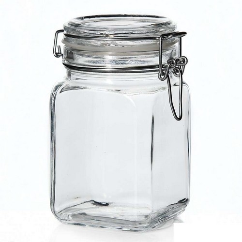 Банка с металлической клипсой КРЕМЛИН, объем 1050 мл