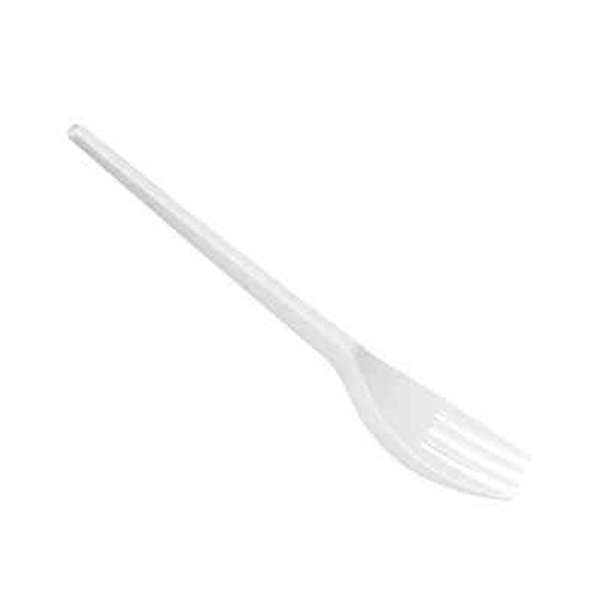 Вилка ПС 16,5см Компакт белая 100шт (3000/100) РОНА