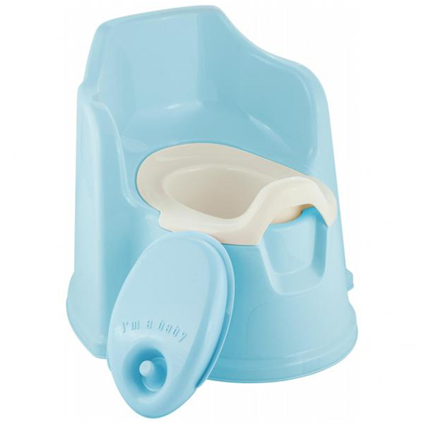 Горшок детский Lalababy Protect Me с крышкой голубое облачко (то)