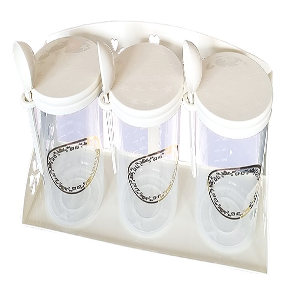 Набор баночек на подставке "Orient" (400гх3) (то)