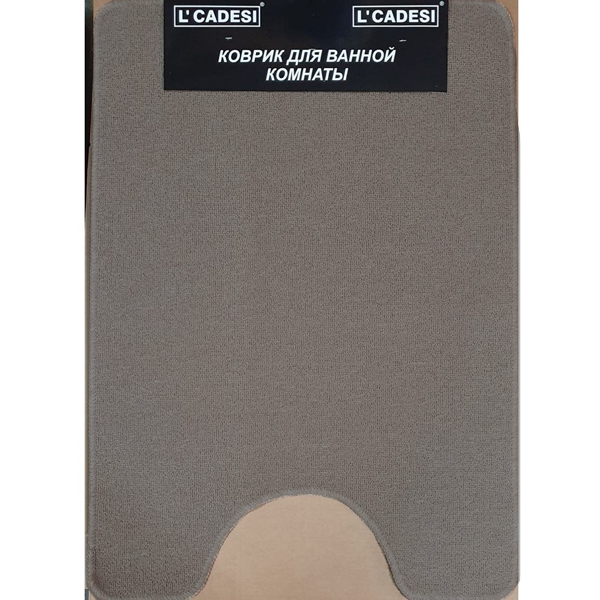 Коврик на латексной основе LIGHT LATEX 57x80 1 ШТ, серый Турция