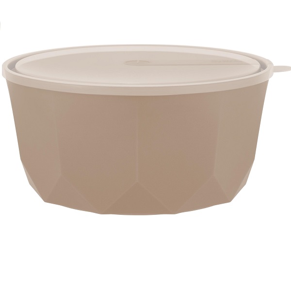 Салатник Plast Team STOCKHOLM 4,6л с крышкой молочный туман (то)