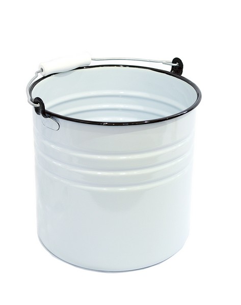 Ведро эмал  12л. б/кр .