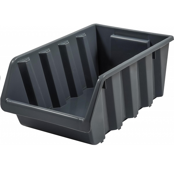 Лоток для метизов 37,5х22,5х16 см серо-свинцовый (то)