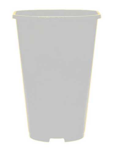 Горшок "Роза", D14,  2л белый без поддона (то)