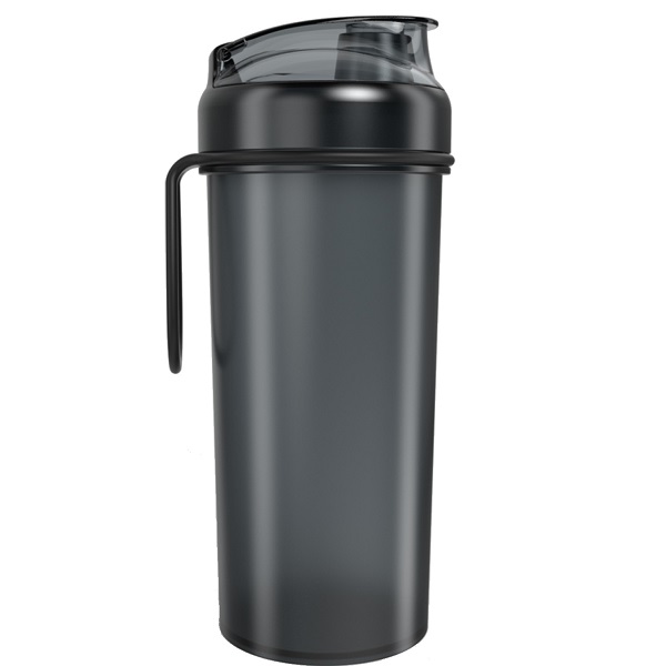 Стакан для холодных напитков с петлей 400мл (черный)(то)