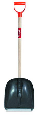 Лопата снегоуборочн. с кромкой МАЛАЯ (черенок с ручк) ковш 30х30