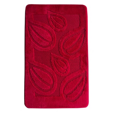 Коврик из полипропилена на латексной основе 60х100(1) L CADESI LEMIS  вишневый  Турция