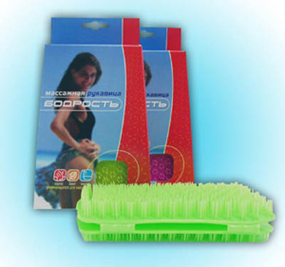 Рукавица массажная "Бодрость" 24шт.