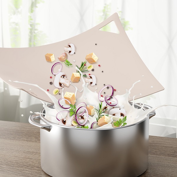 Доска разделочная гибкая (248х175х2мм) (бежевый)(то)