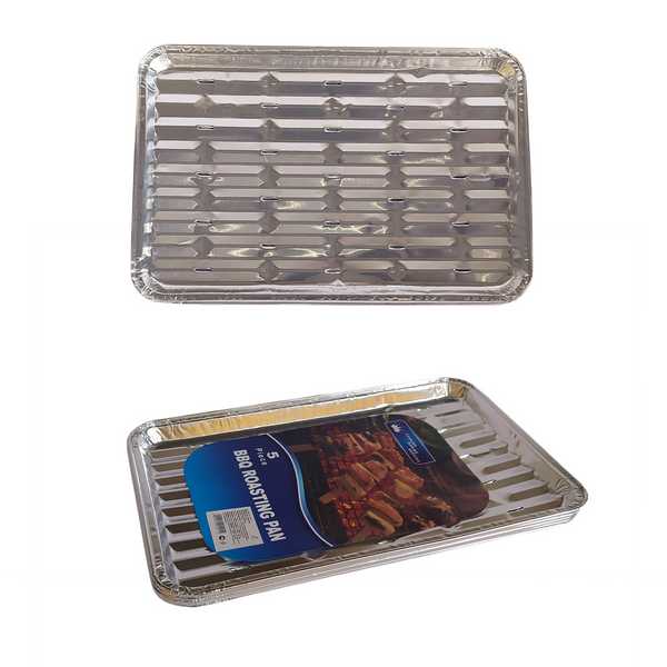 Форма для запекания из фольги 25*16*1см (набор 5шт)