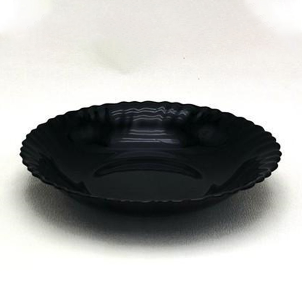 Тарелка суповая d-19см (дымчатое стекло)