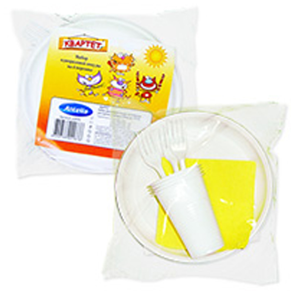 Набор одноразовой посуды КВАРТЕТ Антелла