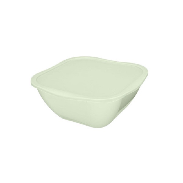 Салатник PERFECT 1,8л с крышкой (Зеленый)(то)