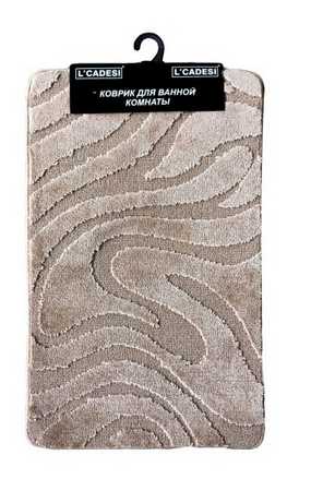 Коврик из полипропилена на латексной основе 60х100(1) L CADESI LEMIS  светло-коричневый Турция