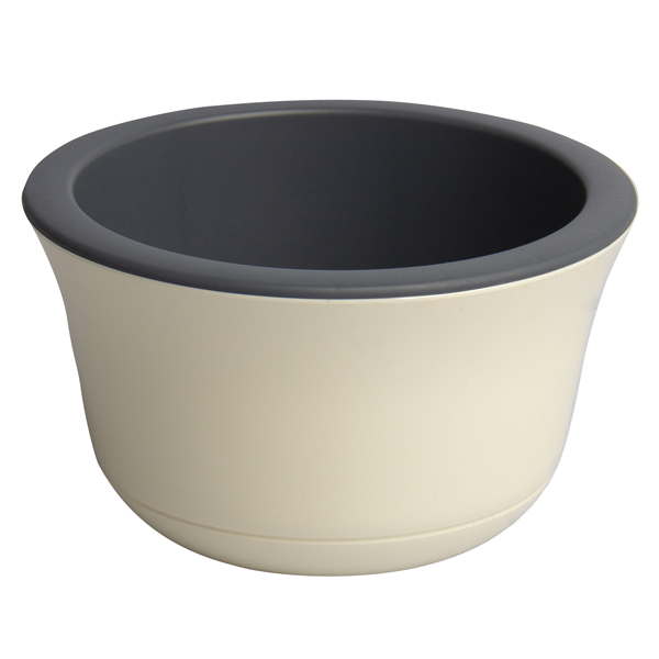 Горшок Омега 5,3л с вкладкой Ванильный