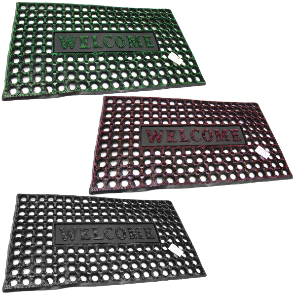 Коврик придверный ЯЧЕЙКИ 45*75см