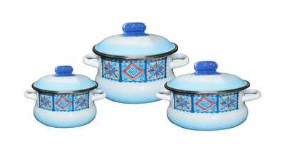 Набор из 3 пред.№13"РОНДО" белый . (2, 3л, 4л.)